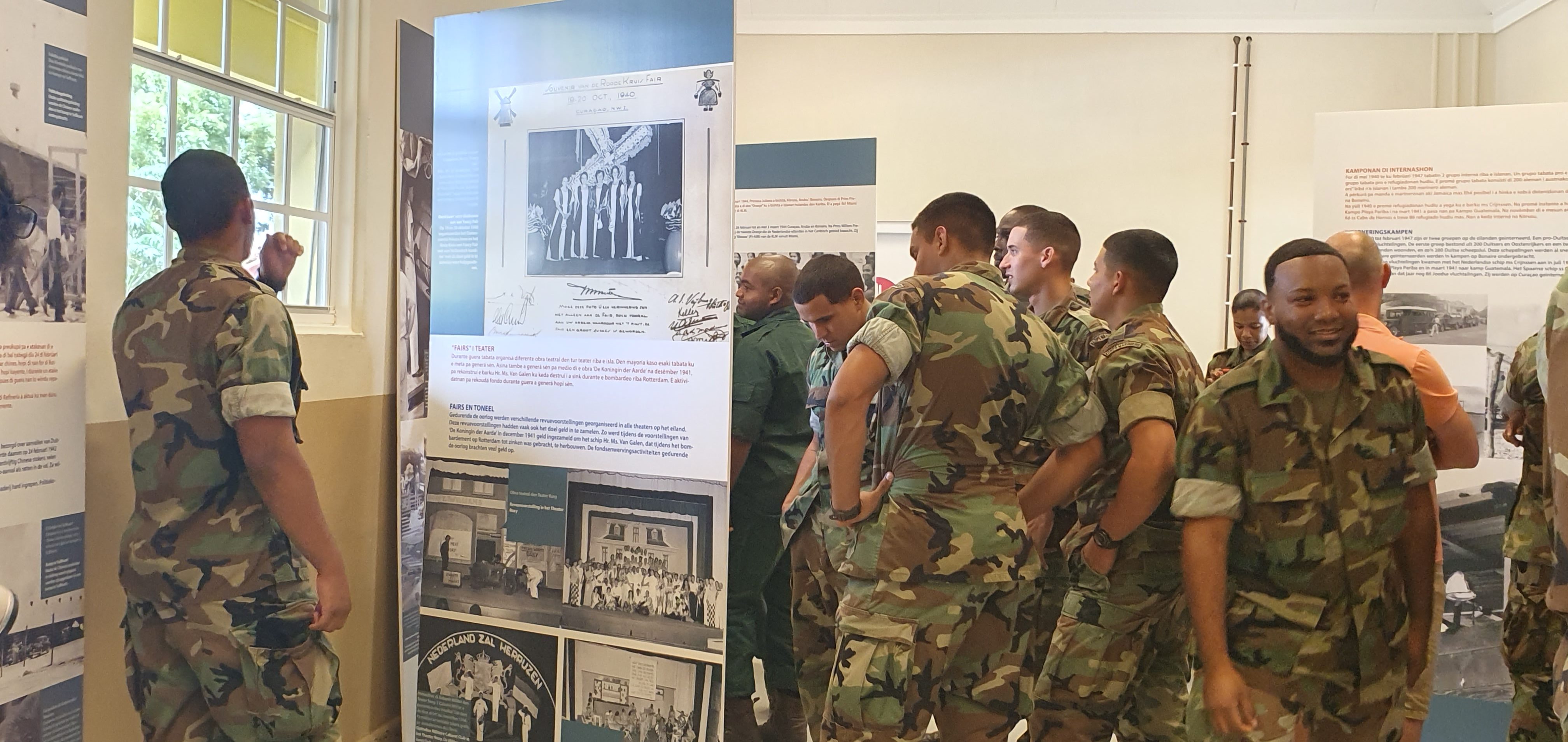 Marine Kazerne Suffisant Tentoonstelling WOII, Curaçao